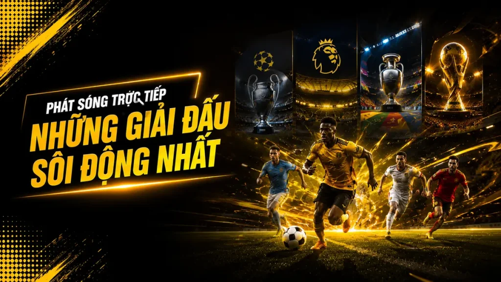 Socolive TV phát sóng trực tiếp các giải đấu bóng đá lớn